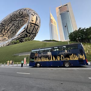 BusTronomy Dubai experiences  Dubai Mall Bus Stop