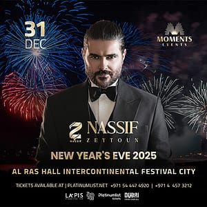 Nassif Zeytoun Live in Dubai - New Years Eve Events - Image 2