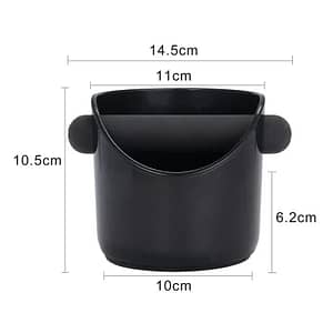 NEW Anti Slip Shock-absorbent Espresso Knock Box Anti Slip Coffee Grind Dump Bin Waste Bin With Detachable Knock Bar For Barista Home  Garden