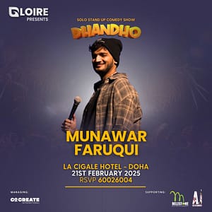 MUNAWAR FARUQUI live in Qatar  LA CIGALE HOTEL - WAJBA BALLROOM