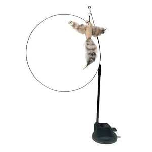 NEW Funny Simulation Bird Interactive Cat Toy with Super Suction Cup Feather Bird for Kitten Play Chase Exercise Cat Toy Supplies Animal Rescue Donation Pet Supplies