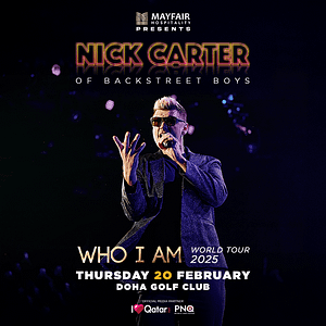 Nick Carter Live In Doha  Doha Golf Club