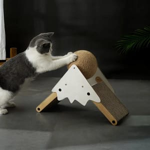 NEW Sisal Triangle Ball Cat Scratch Board Cat Scraper Claw Sharpener Scratching Cat Vertical Wear-resistant Scrapers for Cat Pet Supplies