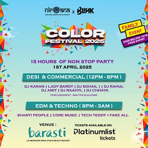Color Festival 2025 at Barasti Beach in Dubai Festival