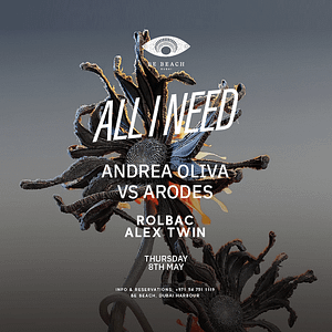 Andrea Oliva at Be Beach in Dubai Nightlife