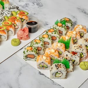Choice Of Any Sushi Roll With Soft Drink At Ichikura Dubai
