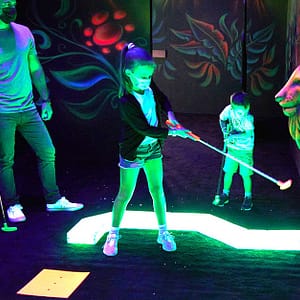 Glow Golf Experience At Mystic Golf By Tr88house @Bluewaters Island Dubai