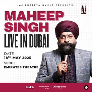 Maheep Singh live in Dubai Comedy Events