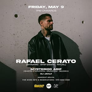Rafael Cerato (Diynamic/Systematic/Ritual) live in Bahrain Nightlife
