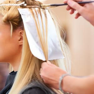 Roots Colour W/ Optional Hair Trim +Blow Dry Or Human Hair Extensions Dubai