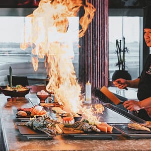 Thai-Japonese Saturday Or Sunday Brunch:Child (Aed 85) Adult (Aed 175) Abu Dhabi