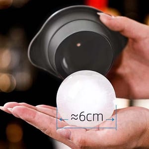 Silicone Sphere Ice Cube Mold Kitchen Stackable Slow Melting DIY Ice Ball Round Jelly Making Mould For Cocktail Whiskey Drink Home  Garden