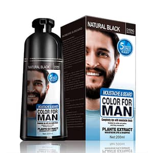 US stock Beard Hair Color Shampoo for Men