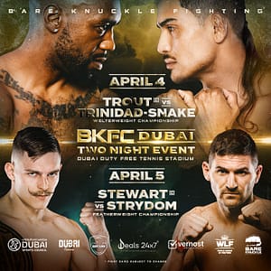 BKFC DUBAI Powered by WLF World League of Fighters Sports Events
