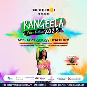 Rangeela Color Festival 2025 in Bahrain Desi Events