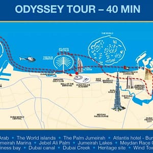 Dubai Scenic Helicopter Tour: Odyssey Tour (40 Minutes) at Dubai Police Academy