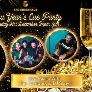 New Year's Eve Party at The British Club - New Years Eve Events - Image 2