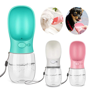 350ML 550ML Portable Pet Dog Water Bottle Travel Puppy Cat Drink Bowl Outdoor Outside Portable Pet Feeder Dispensador Pet Supplies