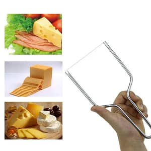 NEW Butter Wire Slicer Handheld Butter Cutter Cheese Cutting Stainless Steel Wire Cheese Cutting Wire Cutter Slicer Kitchen Supplies Home  Garden