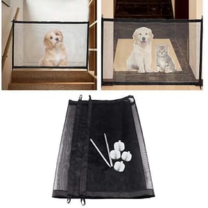 Magic Pet Dog Gate Pet Fence Barrier Folding Safe Guard Indoor Outdoor Puppy Dog Separation Protect Enclosure Pet Supplies Pet Supplies