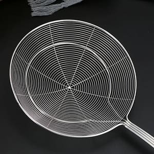 NEW Reinforcing bold colander kitchen gadgets strainer kitchen tools with stainless steel wire leakage in kitchen frying basket Home  Garden