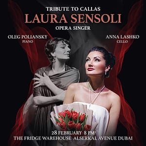 Opera Concert Tribute to Maria Callas at The Fridge Warehouse in Dubai  The Fridge Warehouse