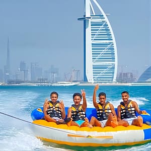 Private 60-min Group Tubing on Speedboat in Dubai at Nemo WaterSports Jet Ski Dubai & Flyboard