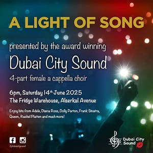 Dubai City Sound 'Light of Song' at The Fridge