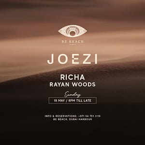 JOEZI at Be Beach Dubai Nightlife