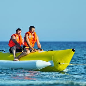 Thrilling Rides: 30-Min Inflatable Banana Or Donut-Shaped Boat Ride Dubai