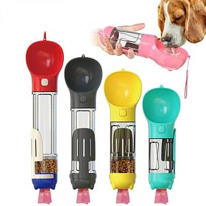 Dog Water Bottle 3 In 1 Dog Accessories Portable Pet Dog Water Bottle Dogs Cats Drinking Feeder Bowl accesorios Pet Supplies