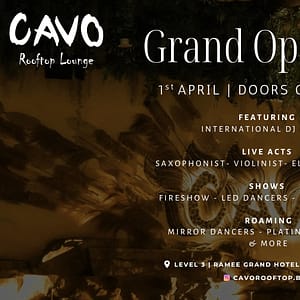 Grand Opening Party at Cavo Rooftop Lounge - Ramee Grand Hotel - Nightlife - Image 2