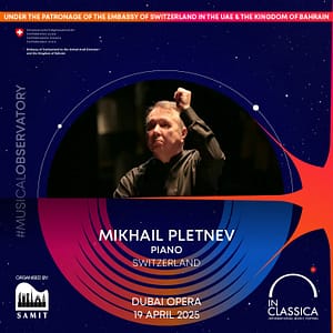 InClassica International Music Festival Presents Mikhail Pletnev – Solo Brilliance at Dubai Opera Classical Events