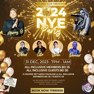 NYE Party at Dilmun Club