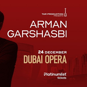 Arman Garshasbi Live at Dubai Opera - Shows and Theatrical Plays - Image 2