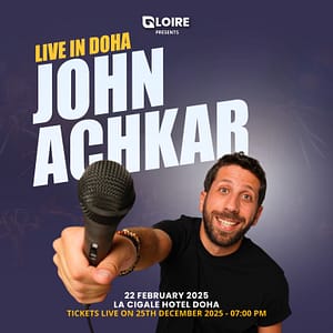 John Achkar Live In Doha  La Cigale Hotel