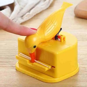 New Small Bird Toothpick Container Automatic Toothpick Dispenser Toothpick Holder Home Decoration Kitchen Accessories Home  Garden