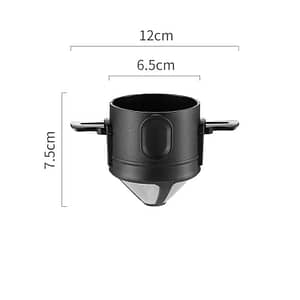 NEW Portable Coffee Filter Foldable Drip Coffee Tea Holder Funnel Baskets Reusable Paperless Pour Over Stand Coffee Dripper Strainer Home  Garden