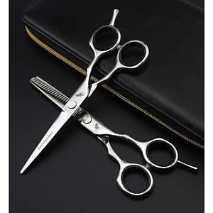 Professional Japan 4cr 6 inch Black cut hair scissors haircut sissors thinning barber hair cutting shears hairdresser scissors Hair Products