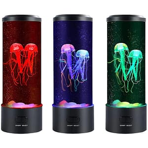 Creative Jellyfish Light Led Aquarium Night Light Multicolor Lighting Remote Control Fantasy Bedside Lamps Christmas Gift ForKid Lights  Lighting