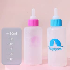 NEW 4pcs/set Pet Milk Bottle 30ml Silicone Nipple Small Animal Feeding Hamster Cat Dogs Puppy Pet Feeding Bottle Kits Milk Bottle Pet Supplies