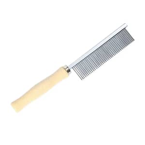 NEW Cat Comb Stainless Steel Cat Brush Dog Hair Brush Wood Handle Pet Hair Remover Cats Comb Pet Grooming Cleaning Tools Accessories Animal Rescue Donation Pet Supplies