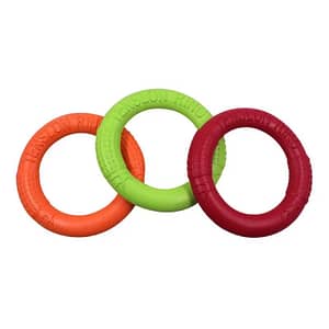 NEW Dog Toys Pet Flying Disk Training Ring Puller Anti-Bite Floating Interactive Supplies Dog Toys Aggressive Chewing Pet Supplies