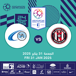 Al Jazira FC vs Baniyas FC  Mohammed bin Zayed Stadium