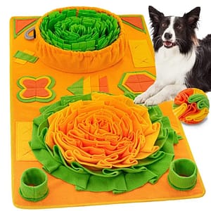 Pet Dog Snuffle Mat Nose Smell Training Sniffing Pad Dog Puzzle Toy Slow Feeding Bowl Food Dispenser Treats Pad Washable Dog toy Pet Supplies