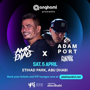Amr Diab X Adam Port in Abu Dhabi Concerts