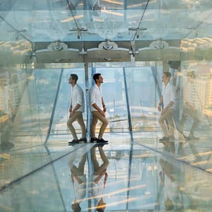 Sky Views Observatory with Glass Slide Sky View