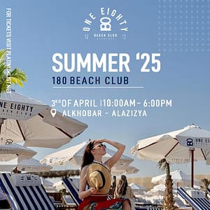 180 Beach Club in Khobar Arabic Events