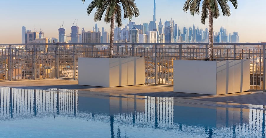 4* Pool Access With Set Menu At Aqua Pool @ 4* Novotel Gold District Dubai