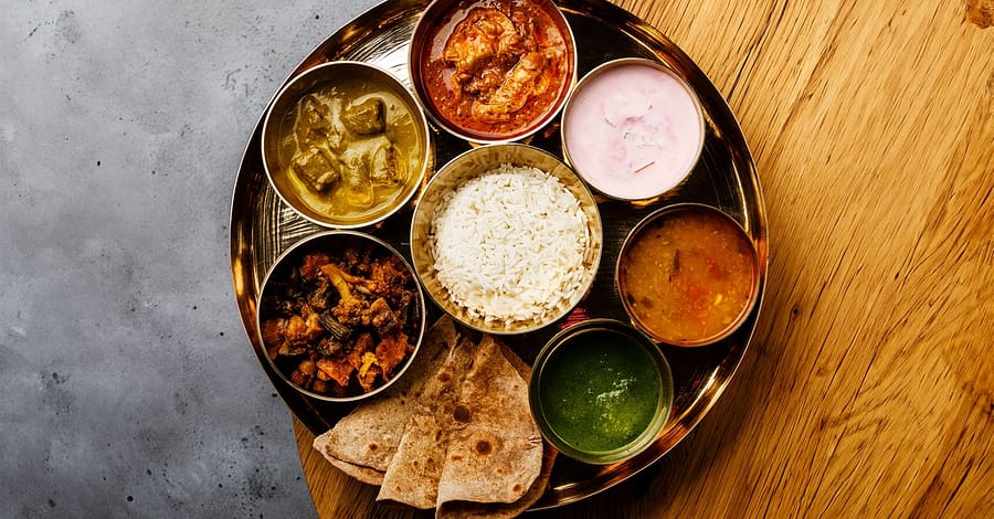 5* Celebration Thali At The Spice Tree Dubai